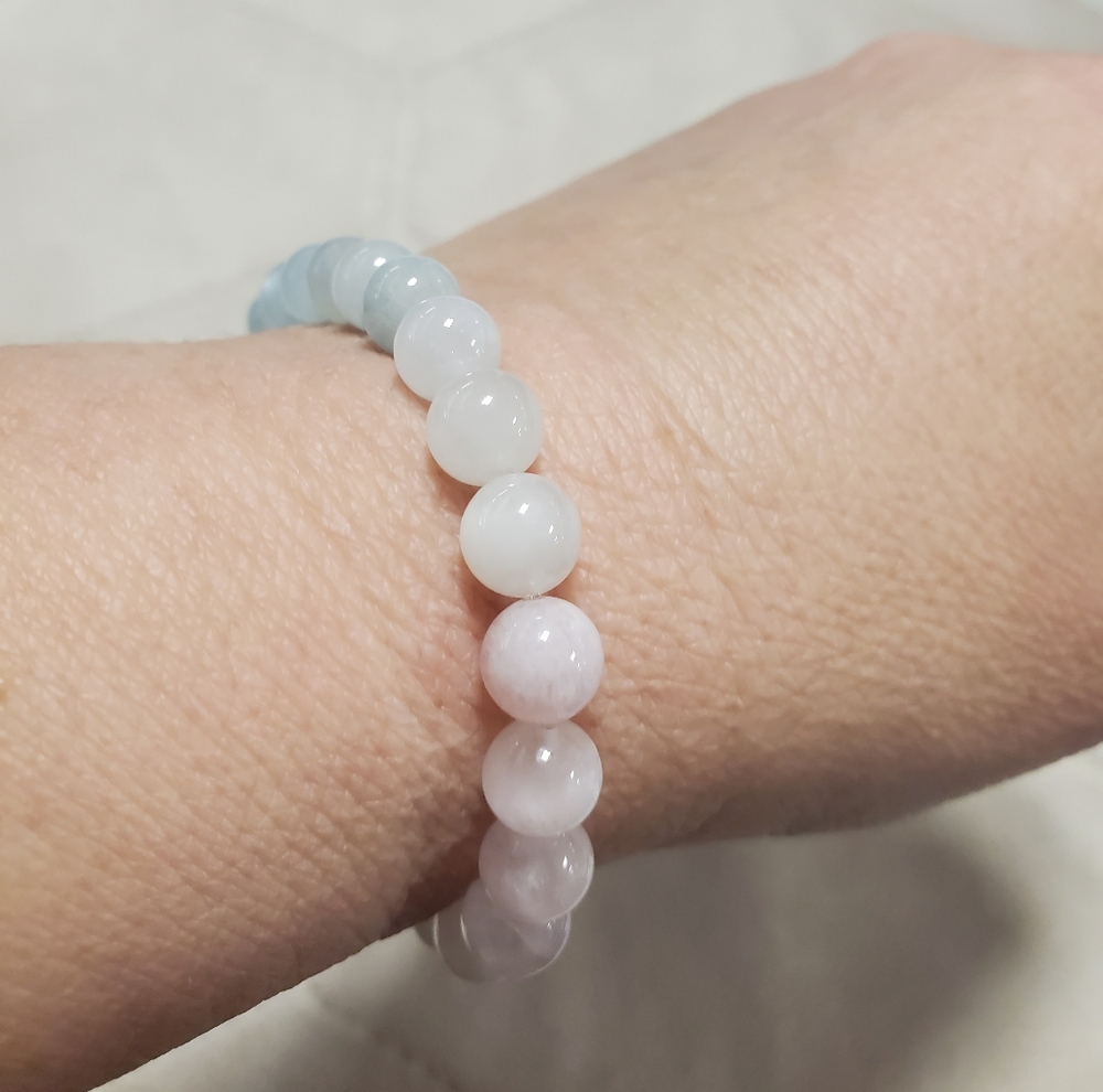 Morganite bracelet